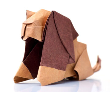 Origami Lion
