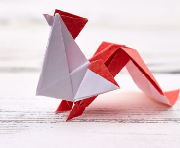 Origami Rooster