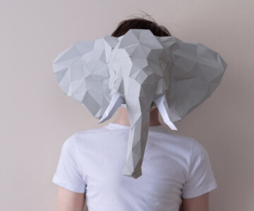 Papercraft Elefante