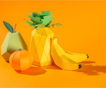 Papercraft Fruits